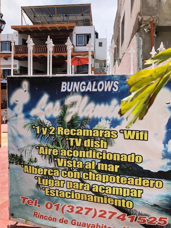 Bungalows Flamingos リンコン・デ・グアヤビトス エクステリア 写真